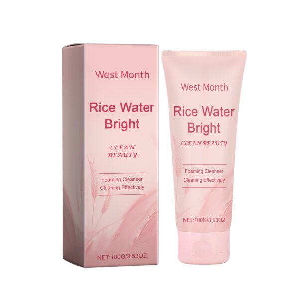 WEST MONTH Rice Facial Cleanser Nourishing Moisturizing Cleaning - Image 5
