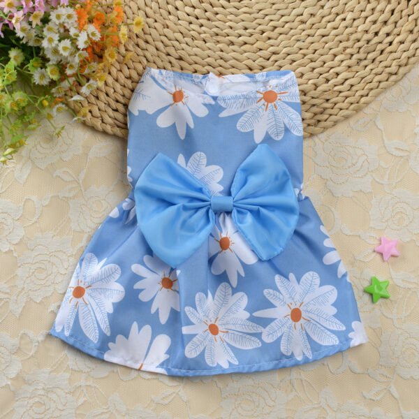 Floral Princess Dress Teddy Pet Cute Dog - Image 5