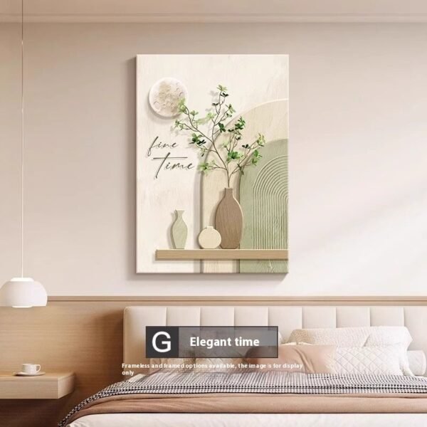 Decorative Painting Cream Style Abstract Line Character Mural - Image 8