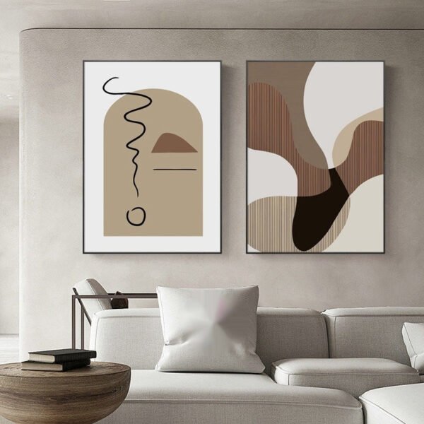 Living Room Sofa Background Wall Decorative Painting Mural - Image 4