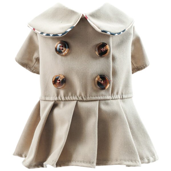 Pet Clothes Khaki Trench Coat Couple Clothes - Image 8