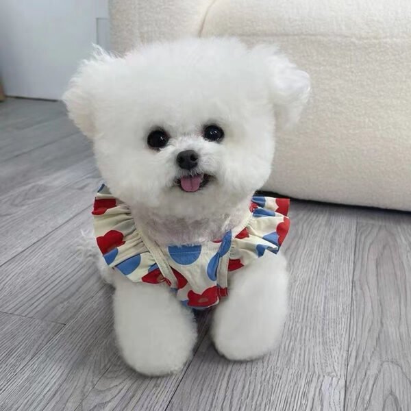 Dog Cat Floral Dress Pet Clothes - Image 5