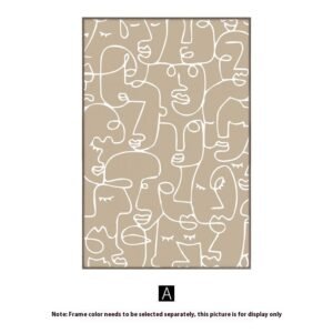Living Room Sofa Background Wall Decorative Painting Mural - Image 5