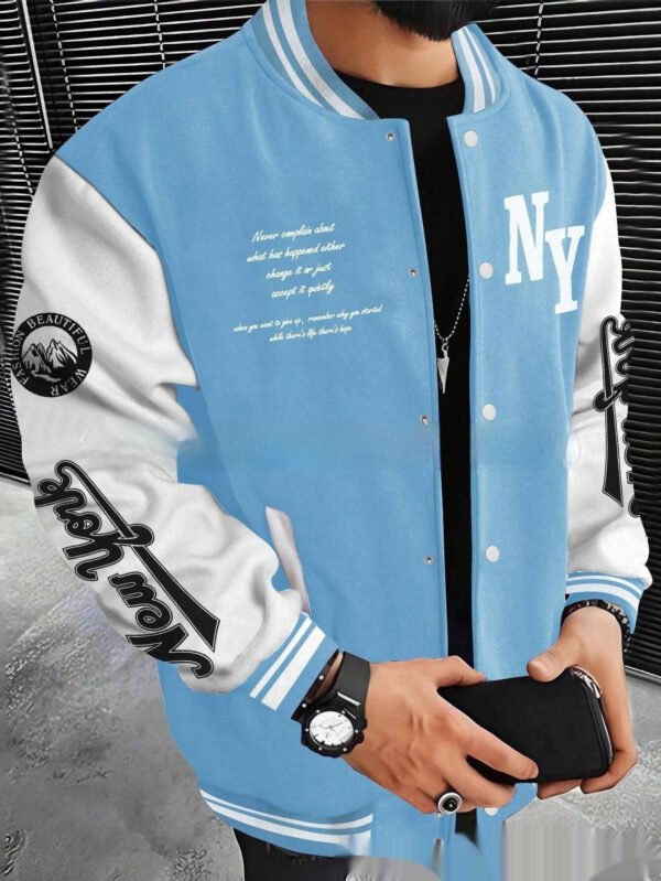 Baseball Uniform Jacket Coat Cardigan - Image 5