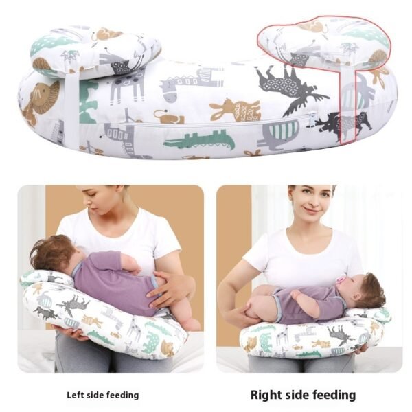 Pregnancy Pillow Breathable Waist Support Washable Multifunctional Baby Nursing Pillow - Image 4